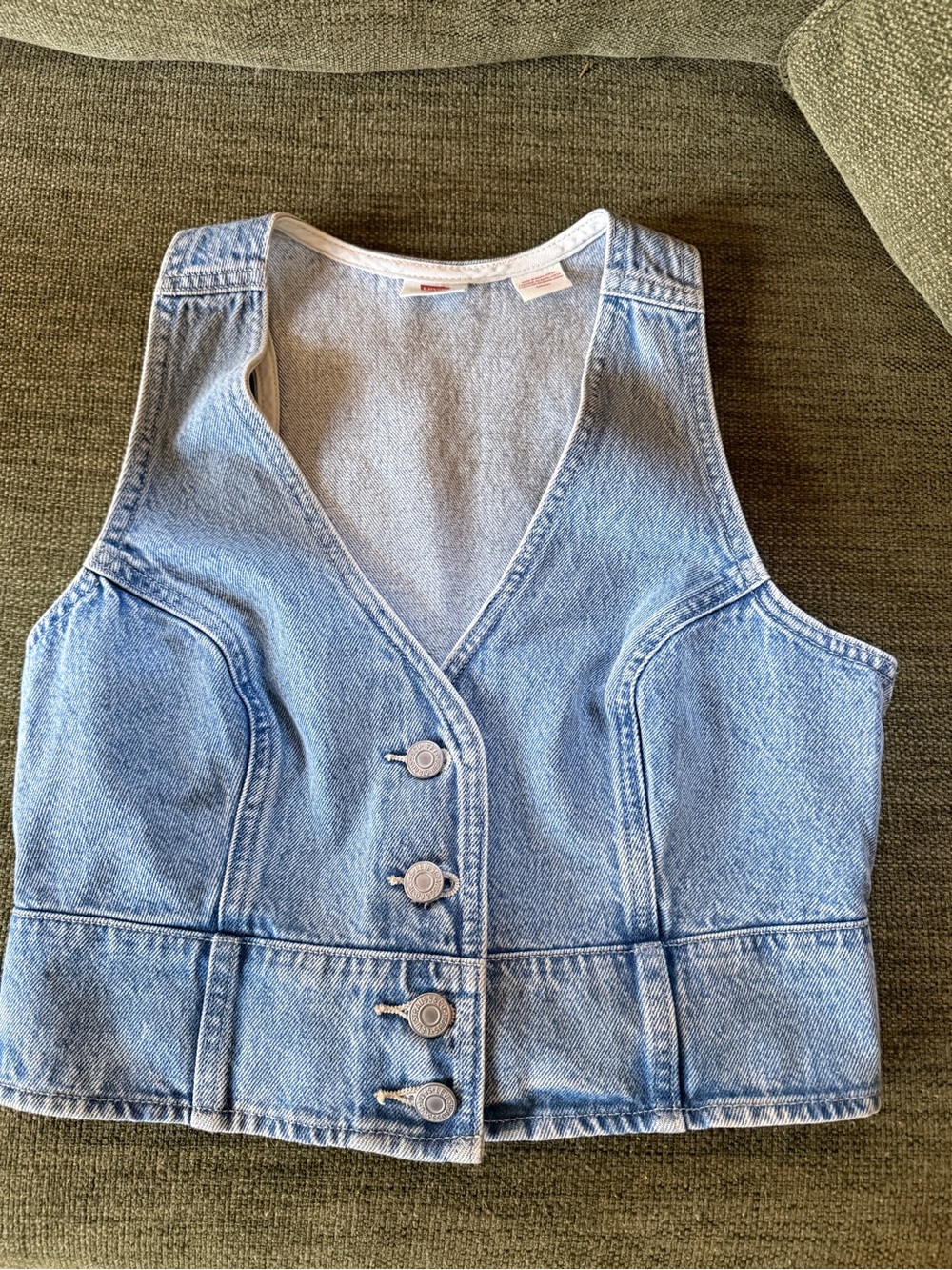Levi's Light Blue Denim Vest